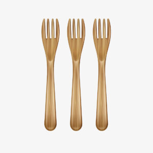 Wooden Fork Set